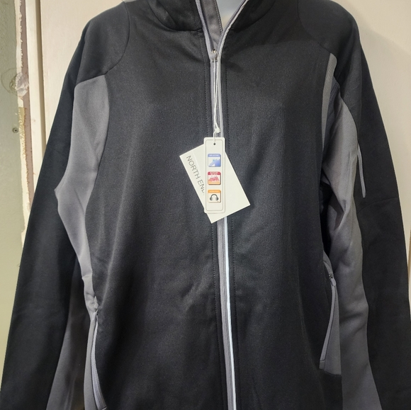 NWT Black and North End Men's Motion Interactive, Reflective Jacket Sz Large - Picture 3 of 11